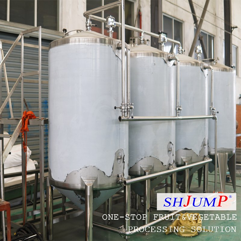 Machine Cleaning System CIP Acid Alkaline Rinsing Sysytem for Juice Processing Factory