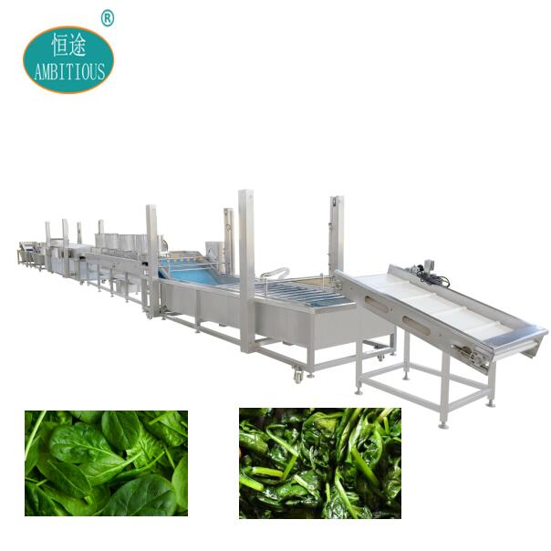Vegetable Machine French Bean Washing Drying Blanching Cooling Line