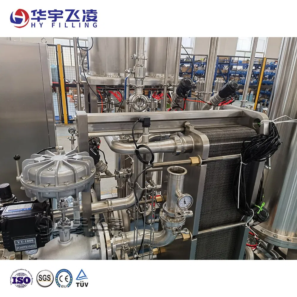 Mesure 30 Years Factory Brand Hfyl 3000L 6000L 20000L Beverage Drinks Mixer Mixing and CO2 Carbonator Carbonation Machine