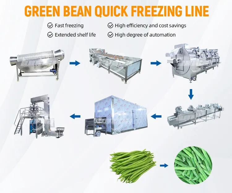 Frozen Green Pea Processing Line