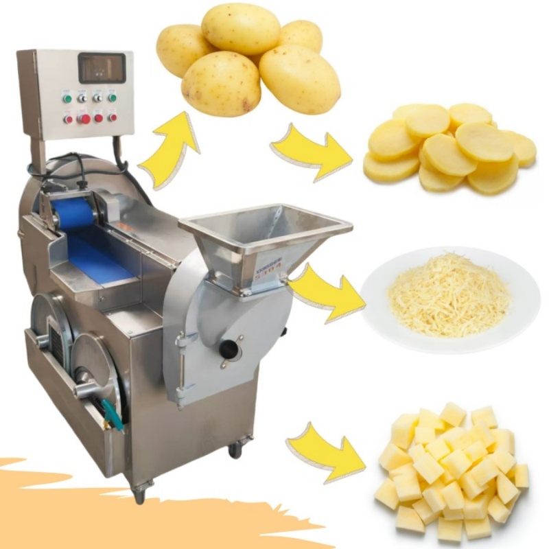 Commercial Suitable for Industry Potato Slicing Carrot Cabbage Shredder Cutter Fruit Vegetable Cutting Machine