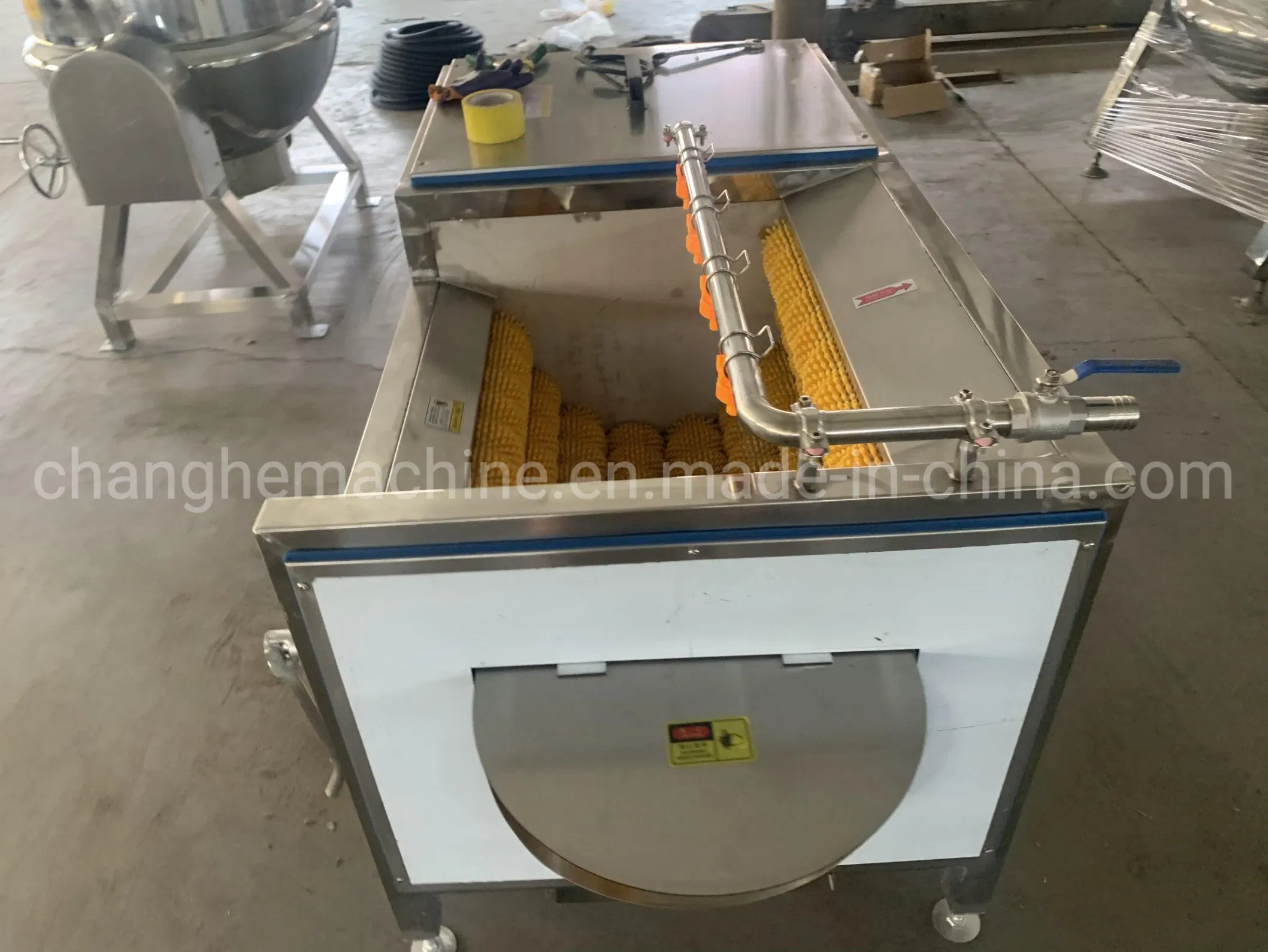 Fully Automatic Crayfish Peach Cleaning and Peeling Equipment Crayfish