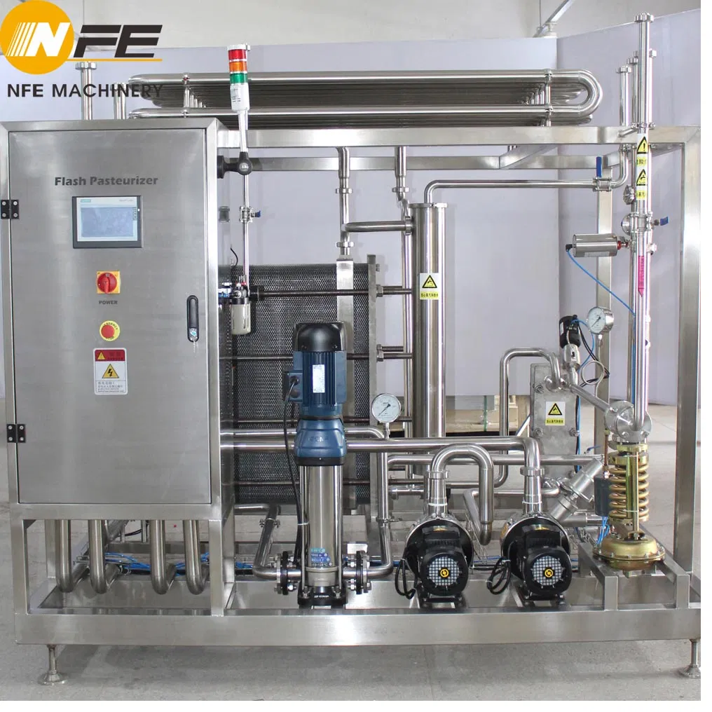 High Quality Automatic Beverages Mixing and Batching System with Pasteurizer and CIP System Juice Milk Blending Mixing Tanks Batching Equipment Made in China