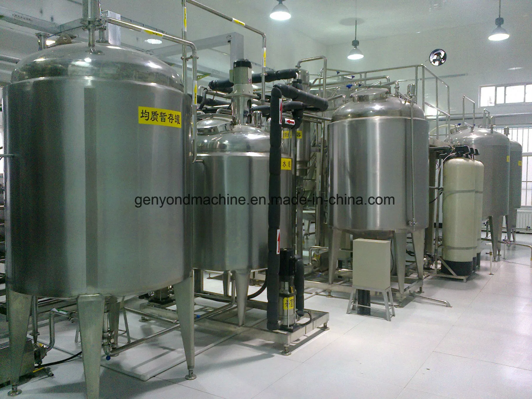 Factory Milk Homogenization Pasteurization Sterilization Processing Unit Yogurt Fermentation Making Machine Dairy Processing Line