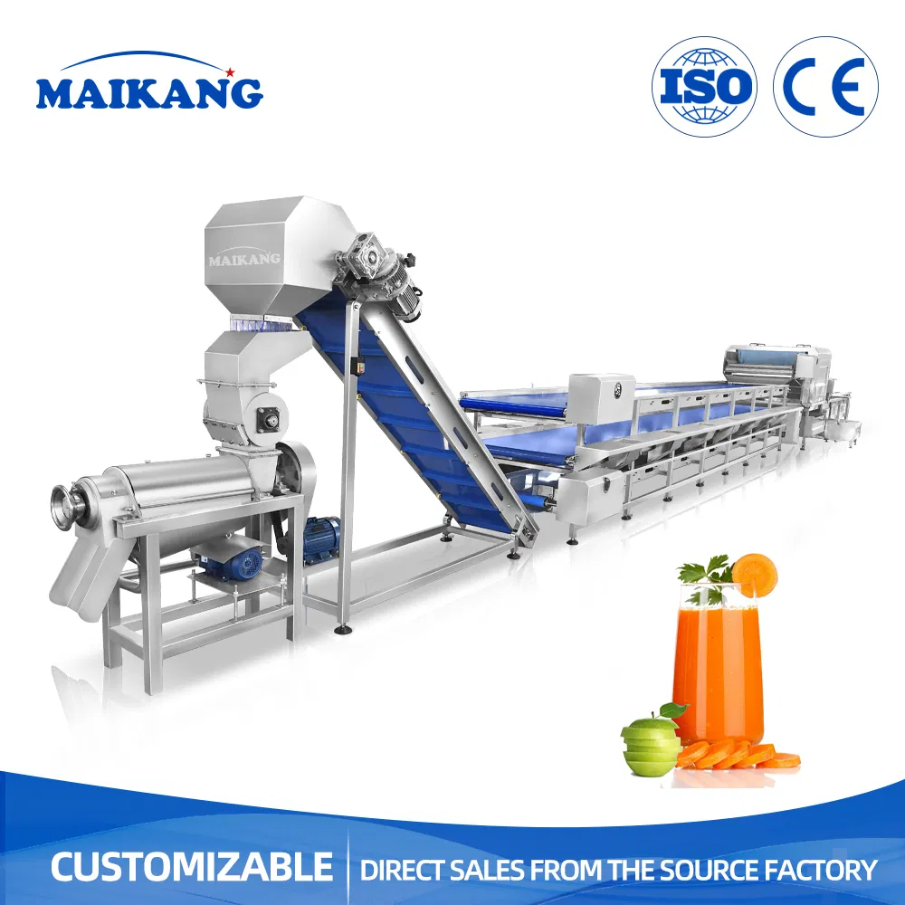 Industrial Fruit Juice Processing Line Juice Extractor for Mango Pineapple Kiwi Passion