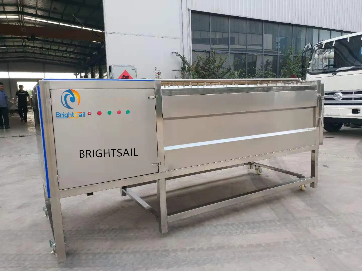 Industrial Fruit &amp; Root Vegetable Cleaning Peeling Equipment