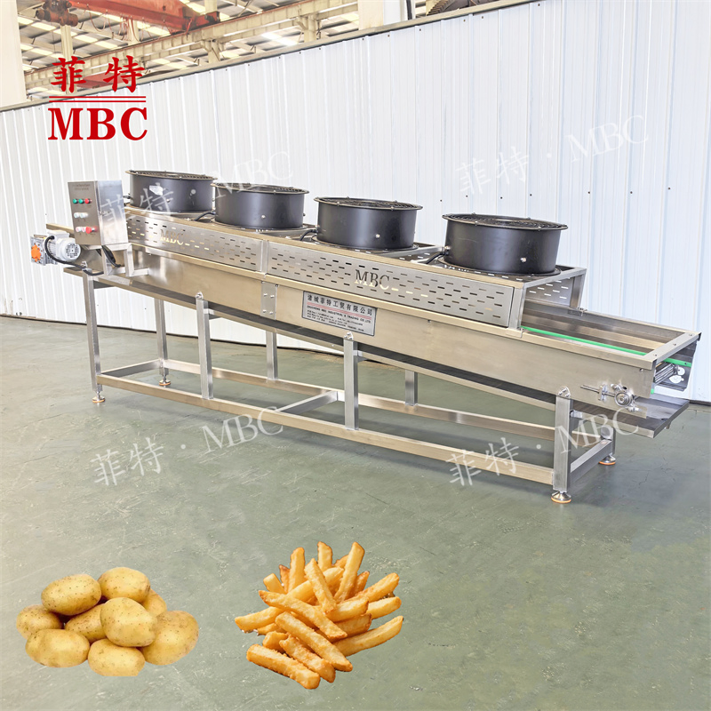ZHUCHENG MBC Industrial &nbsp;Automatic IQF Frozen French Fries &nbsp;Potato Chips Processing Production Line With CE FDA Certificates