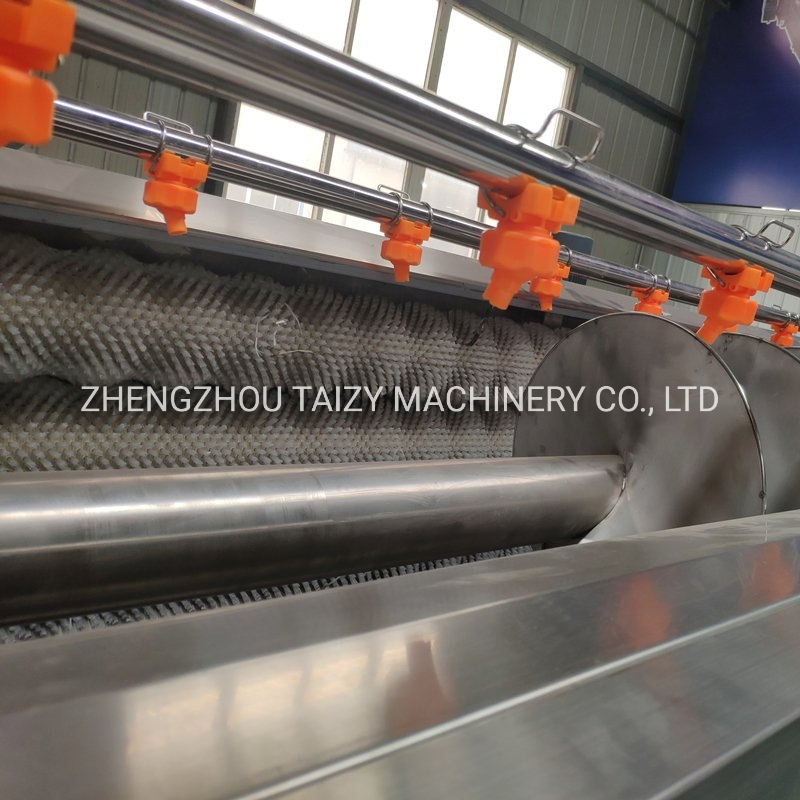 Vegetable Cassava Polishing Machine Potato Carrot Ginger Cleaning Washing Peeling Machine