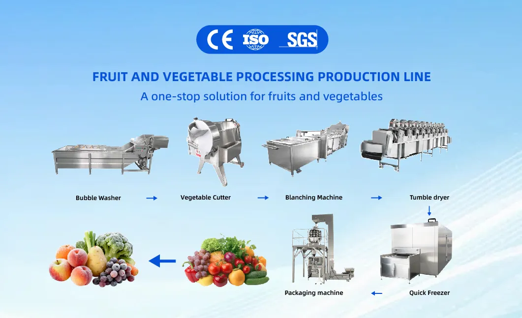 Automatic Frozen Vegetable Production Line