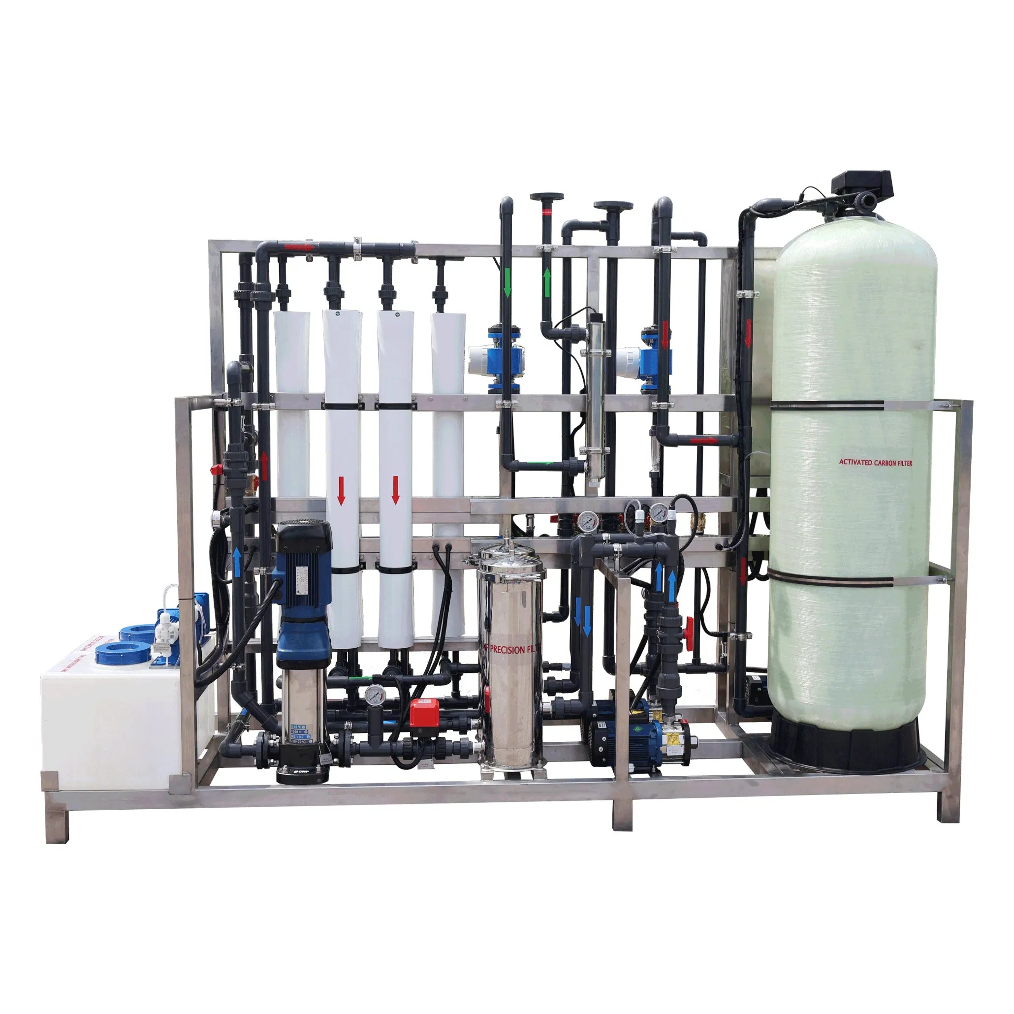 Nanofiltration Reverse Osmosis Water System for Wastewater 2500 Lph Water Purification Plant