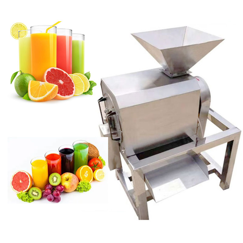Automatic Spiral Continuous Fruit Juice Making Apple Orange Extracting Crusher Processing Machine