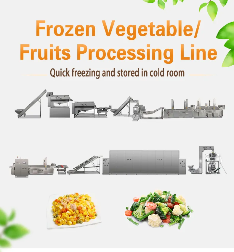 Automatic Vegetable and Fruit Processing Line