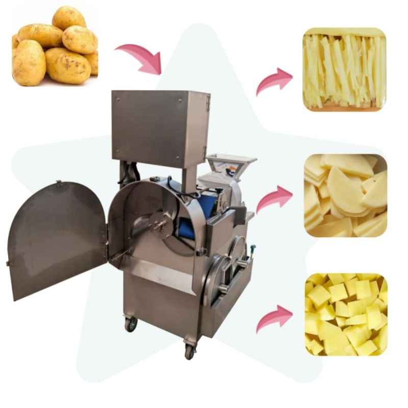Commercial Suitable for Industry Potato Slicing Carrot Cabbage Shredder Cutter Fruit Vegetable Cutting Machine