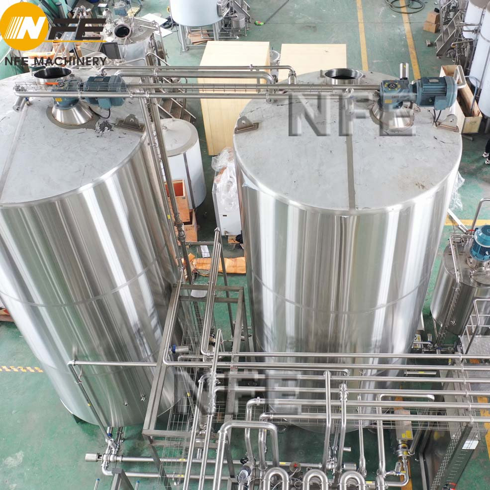 Supply Automatic Beverages Mixing and Batching System with Pasteurizer and CIP System Juice Milk Blending Mixing Tanks Batching Process Equipment Made in China
