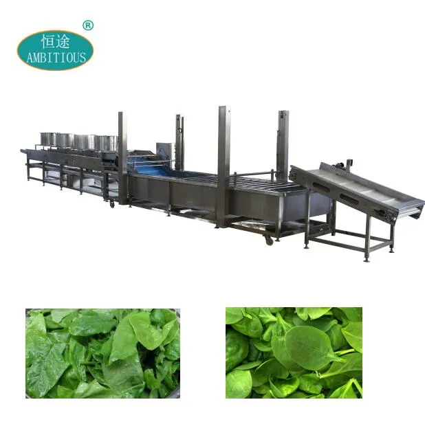 Vegetables processing machine