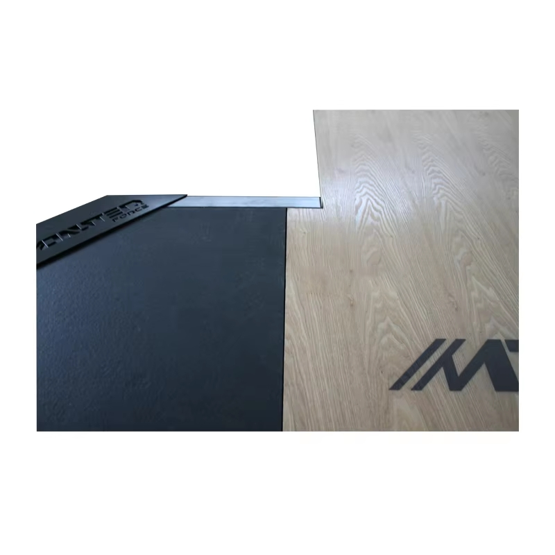 Heavy-Duty Black Weightlifting Platform with Custom Logo Options