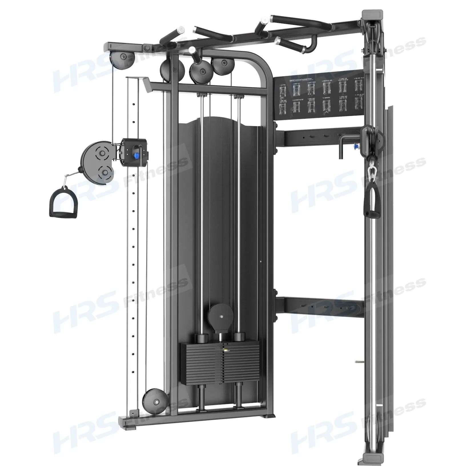 Commercial Functional Trainer with Crossover Cable Machine