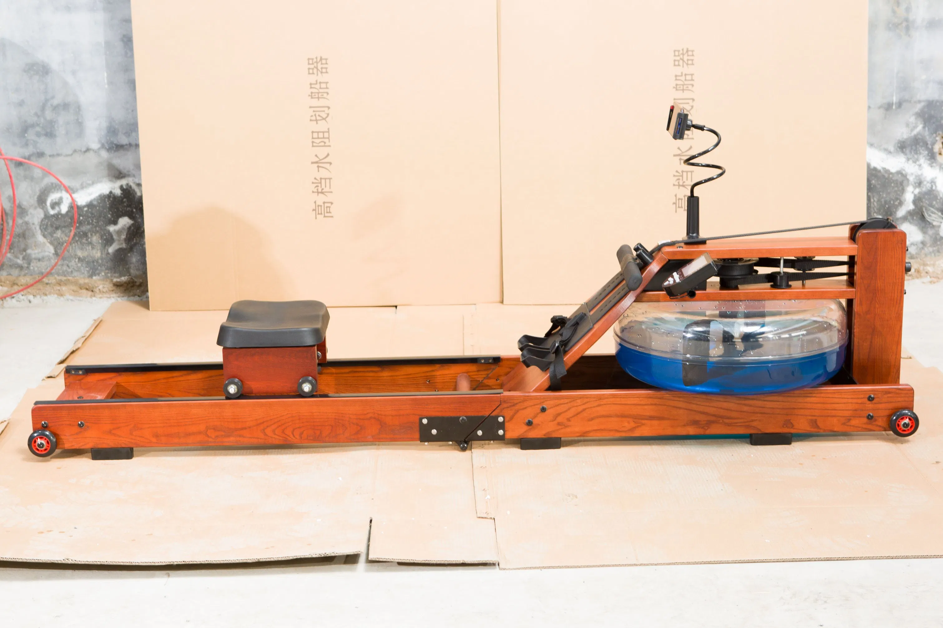 Fitness Commercial and Home Use Foldable Wooden Rower