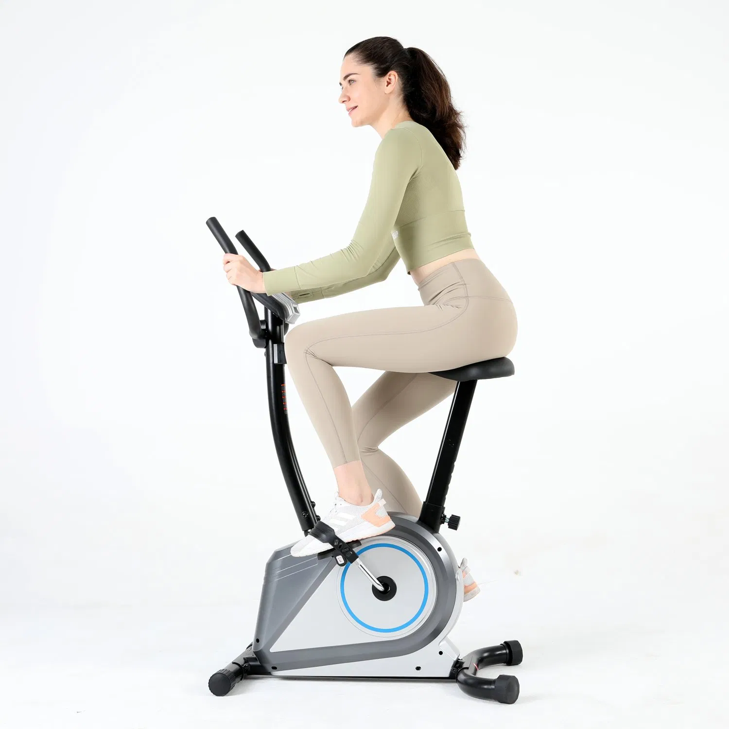 8-Level Magnetic Resistance Fitness Exercise Bike for Sports Indoor Home Workout