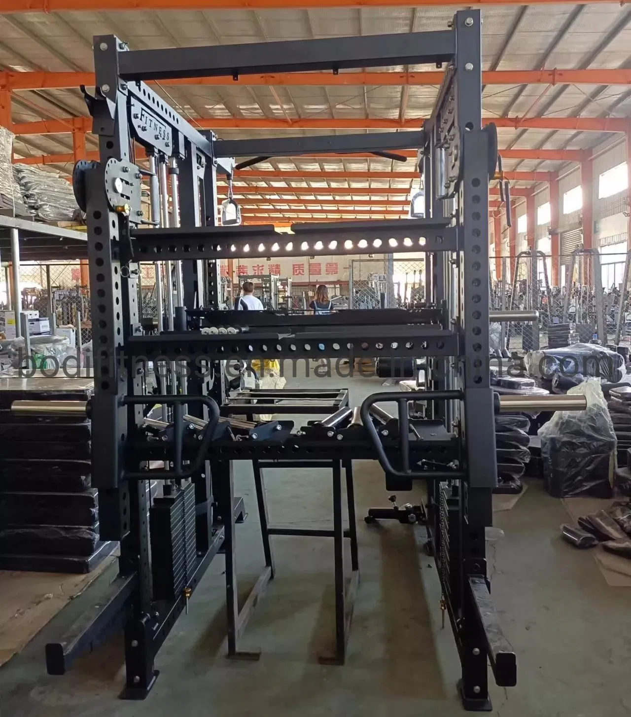 Commercial Gym Strength Power Rack Smith and Cable Crossover Machine Functional Trainer