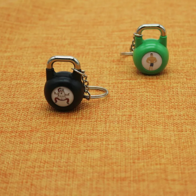 Kettlebell Keychain Detail