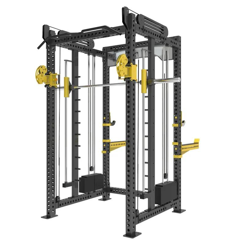 Professional Multi-Functional Strength Training Machine Weight Pile Pull-up Power Squat Rack