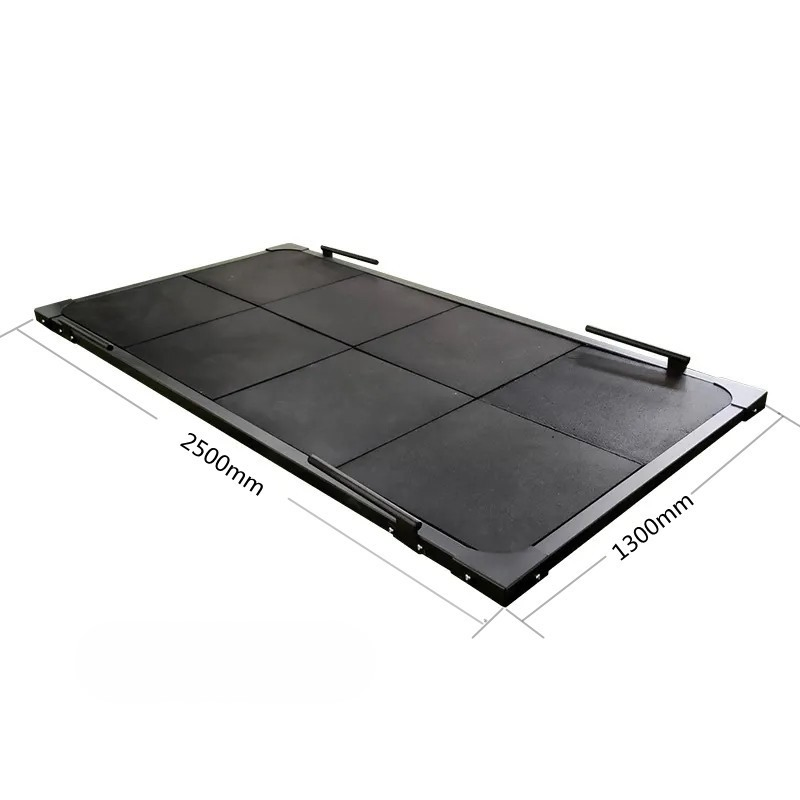 Custom Deadlift Training Platform, Wood Rubber Construction for Gym Flooring Weightlifting Gear