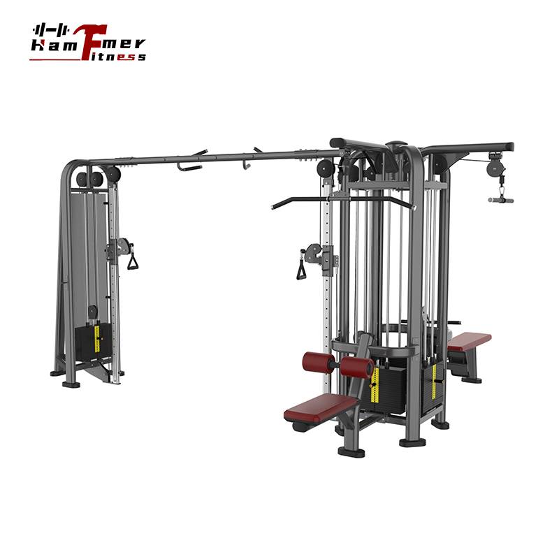 Selectorized Strength Multi Jungle 8 Stacks Gym Fitness Cable Cross Functional Trainer