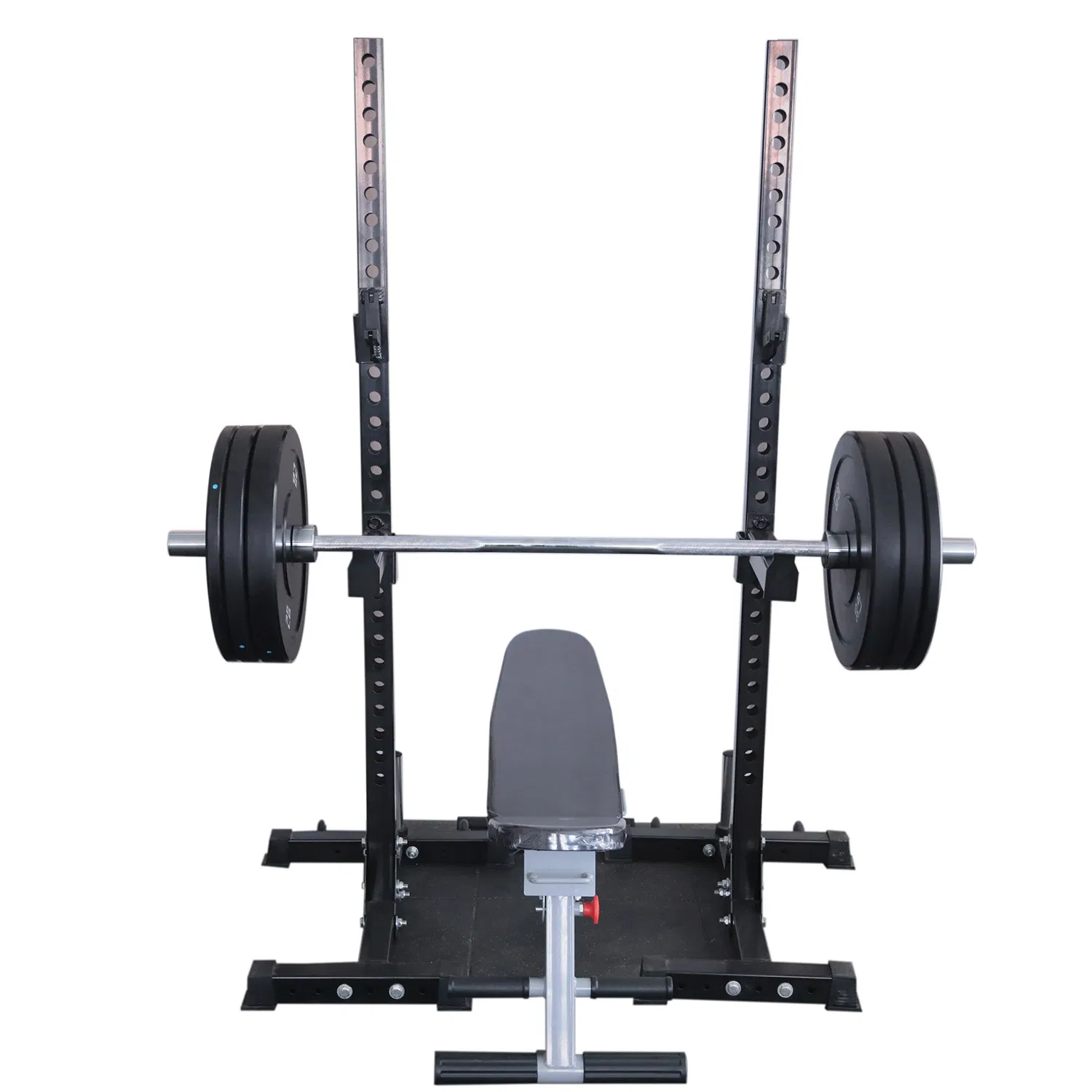 Home Fitness Equipment Half Power Rack Removable Outdoor Multi Functional Adjustable Squat Rack