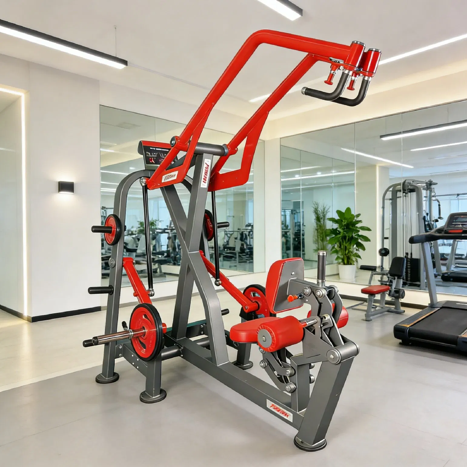 Professional Gym Strength Training Equipment Heavy Commercial Rower Low Impact Back Rehabilitation Cardio Fitness Machine