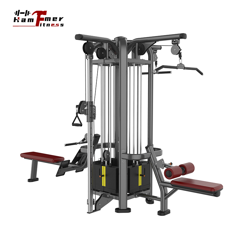 Selectorized Strength Multi Jungle 4 Stacks Gym Fitness Cable Cross Functional Trainer