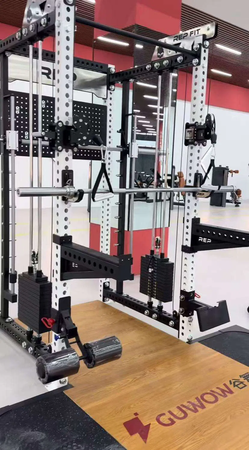 Commercial Gym Dual Pulley Multi-Functional Trainer / Cable Functional Trainer