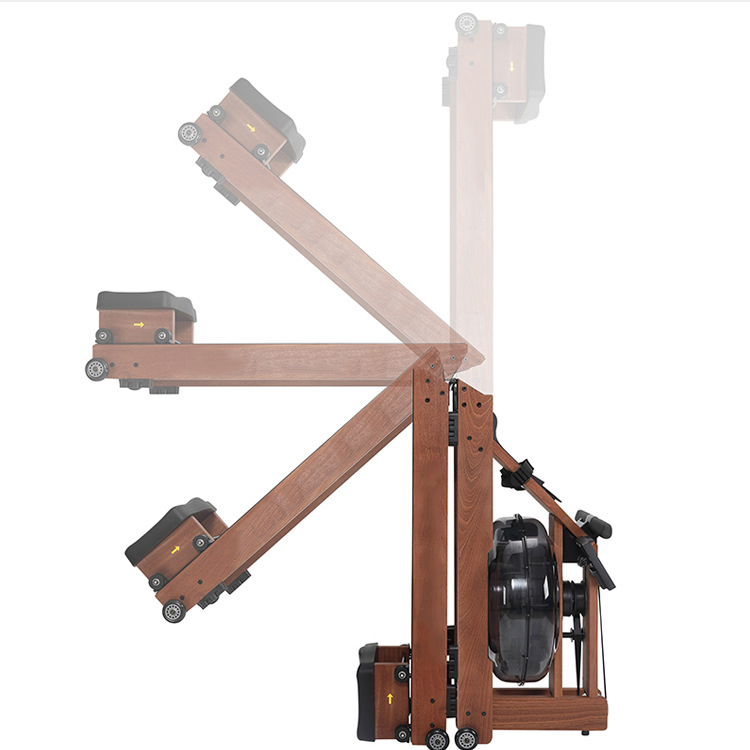 Fitness Commercial and Home Use Foldable Wooden Rower