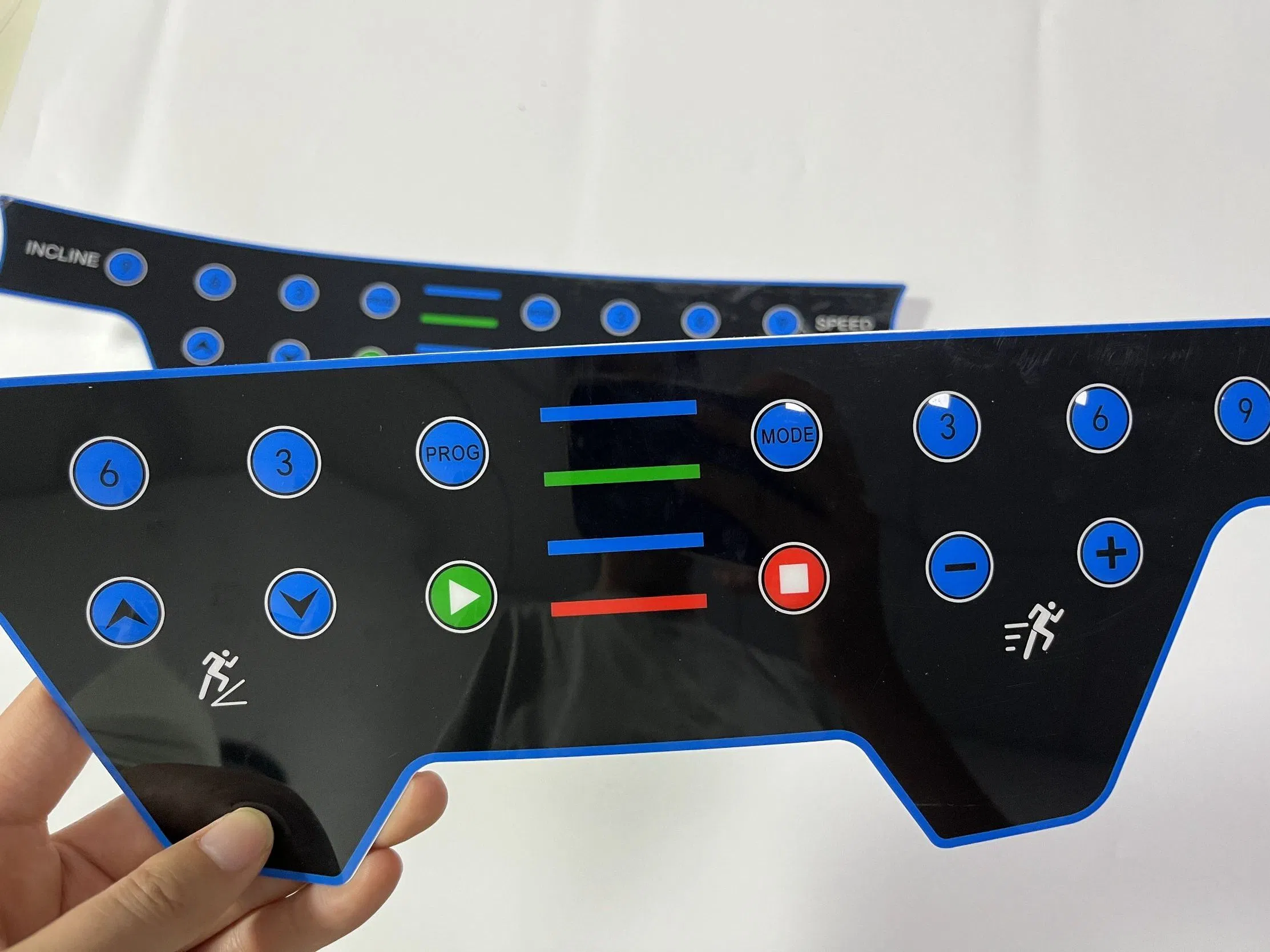 Custom Waterproof Graphic Overlay Silk Screen Printing Electric Circuit Control Membrane Panel