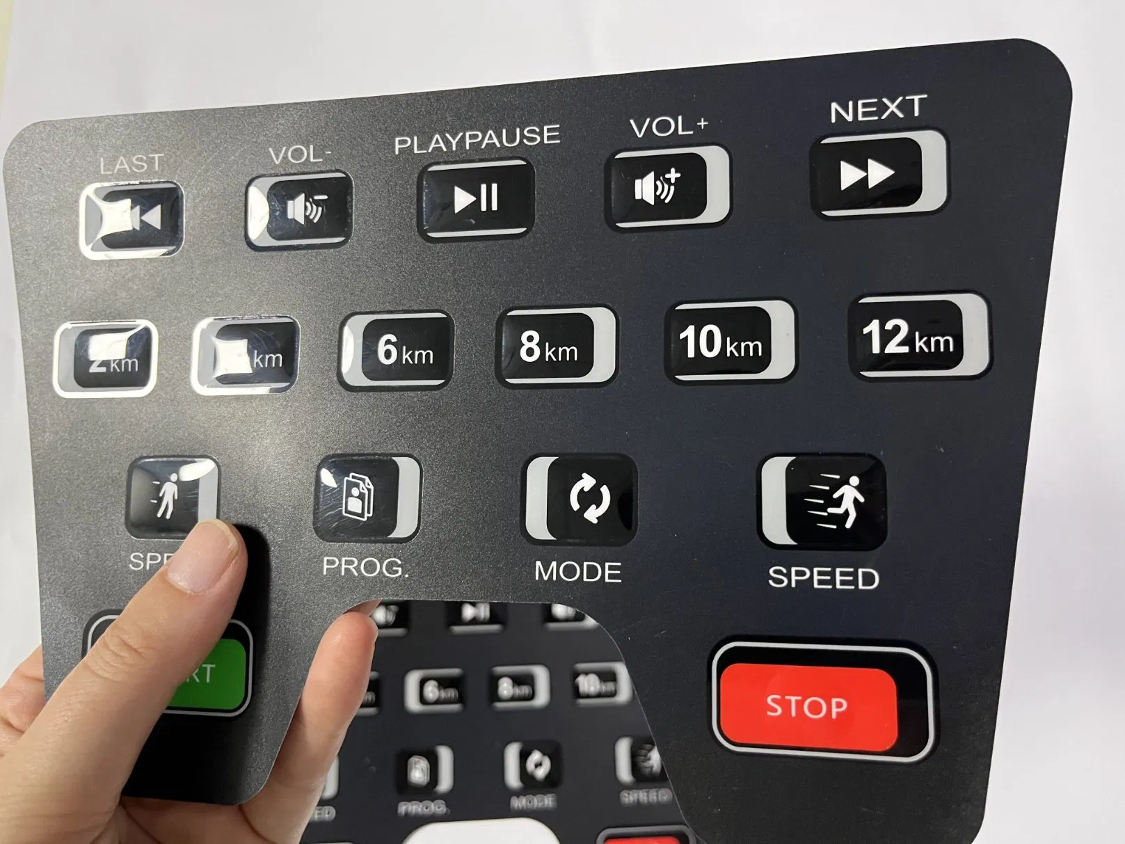 Custom Waterproof Graphic Overlay Silk Screen Printing Electric Circuit Control Membrane Panel