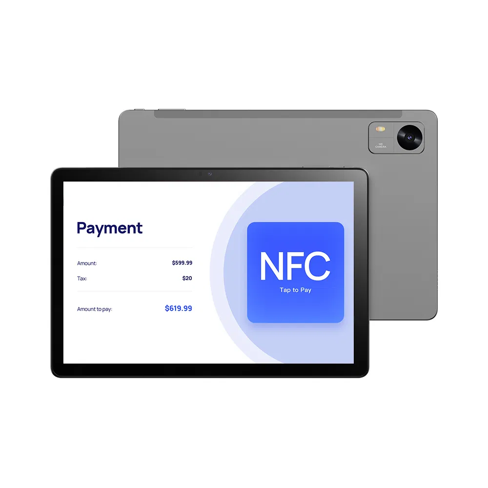 10 Inch Android Tablet with Front NFC Reader Dual Type-C Tablet