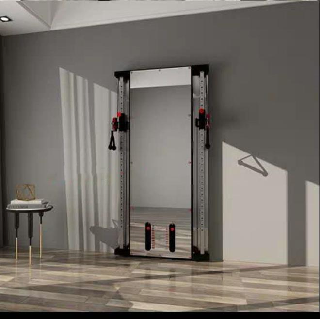 Home Gym Functional Trainer Dual Cable Fitness Training Wall Mounted Multi Fitness Rack Cable Crossover Trainer