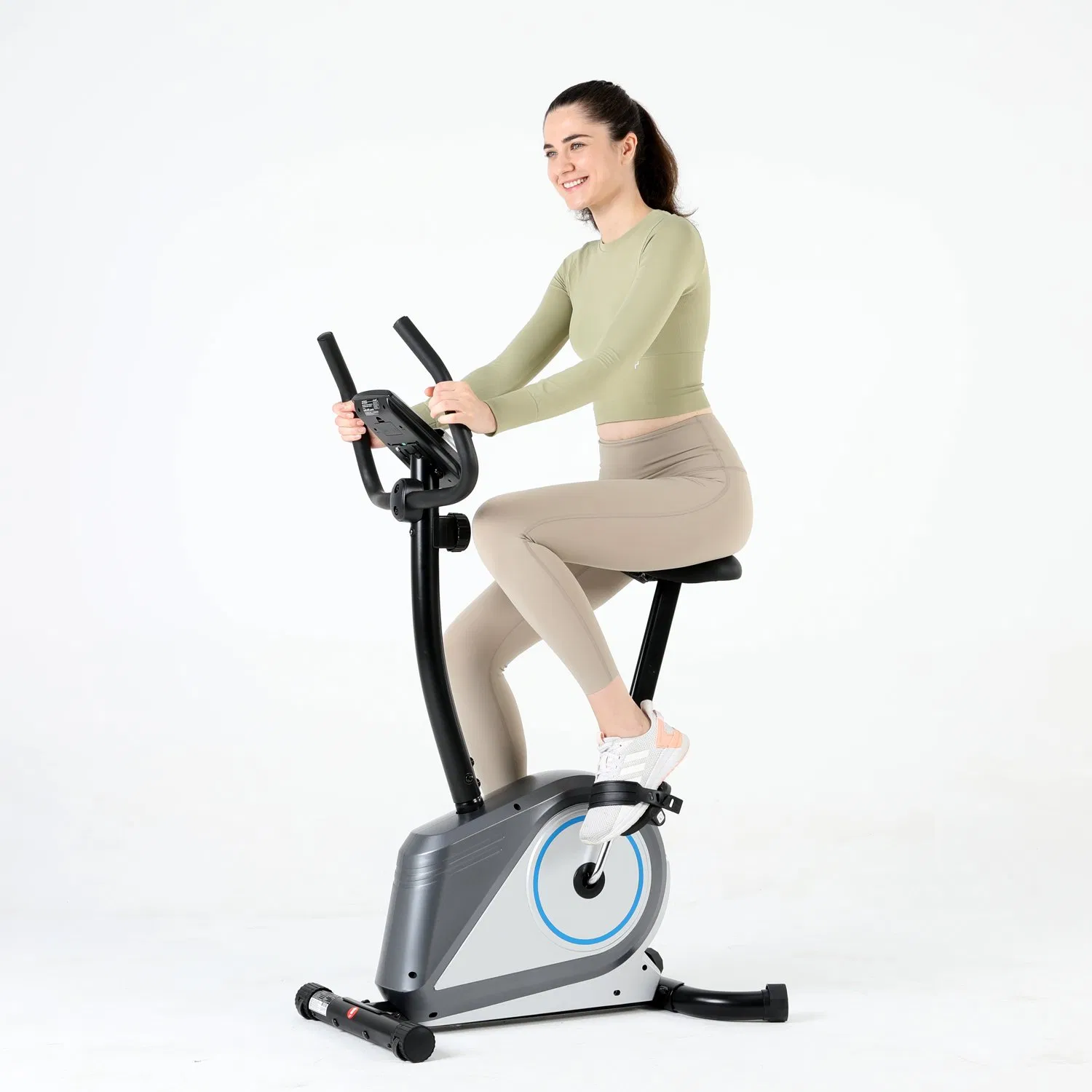 8-Level Magnetic Resistance Fitness Exercise Bike for Sports Indoor Home Workout