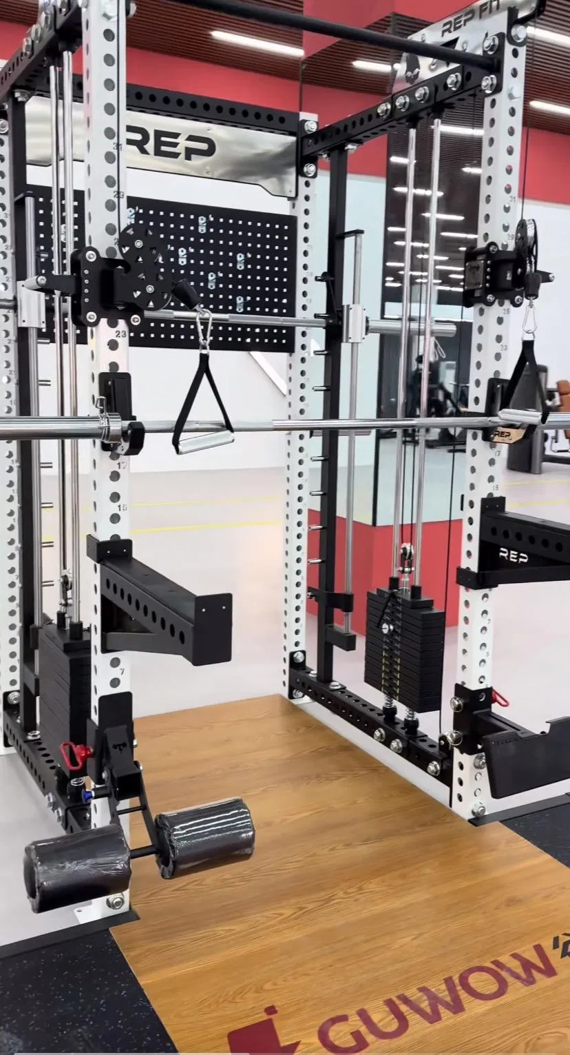 Commercial Gym Dual Pulley Multi-Functional Trainer / Cable Functional Trainer