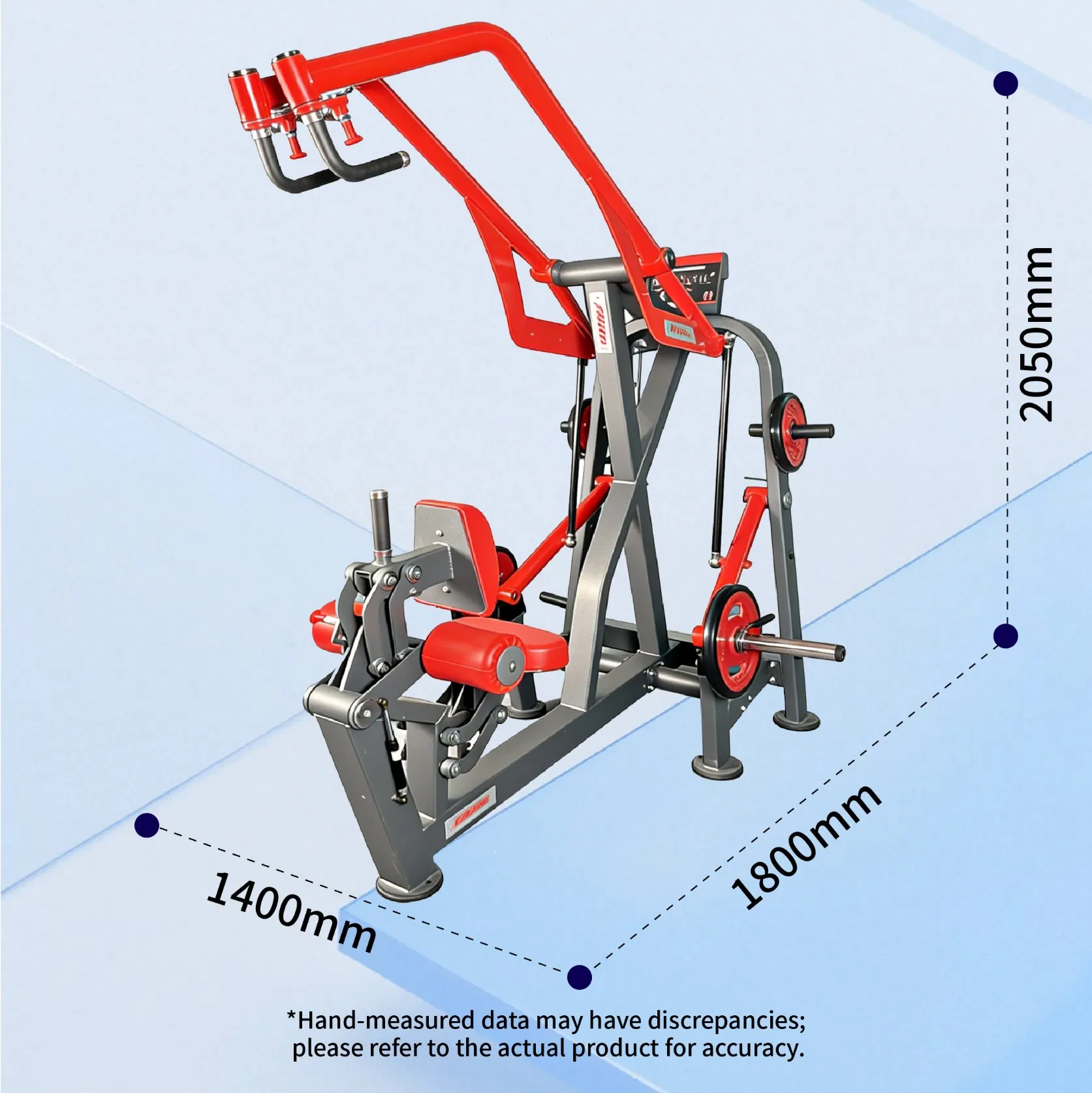 Professional Gym Strength Training Equipment Heavy Commercial Rower Low Impact Back Rehabilitation Cardio Fitness Machine