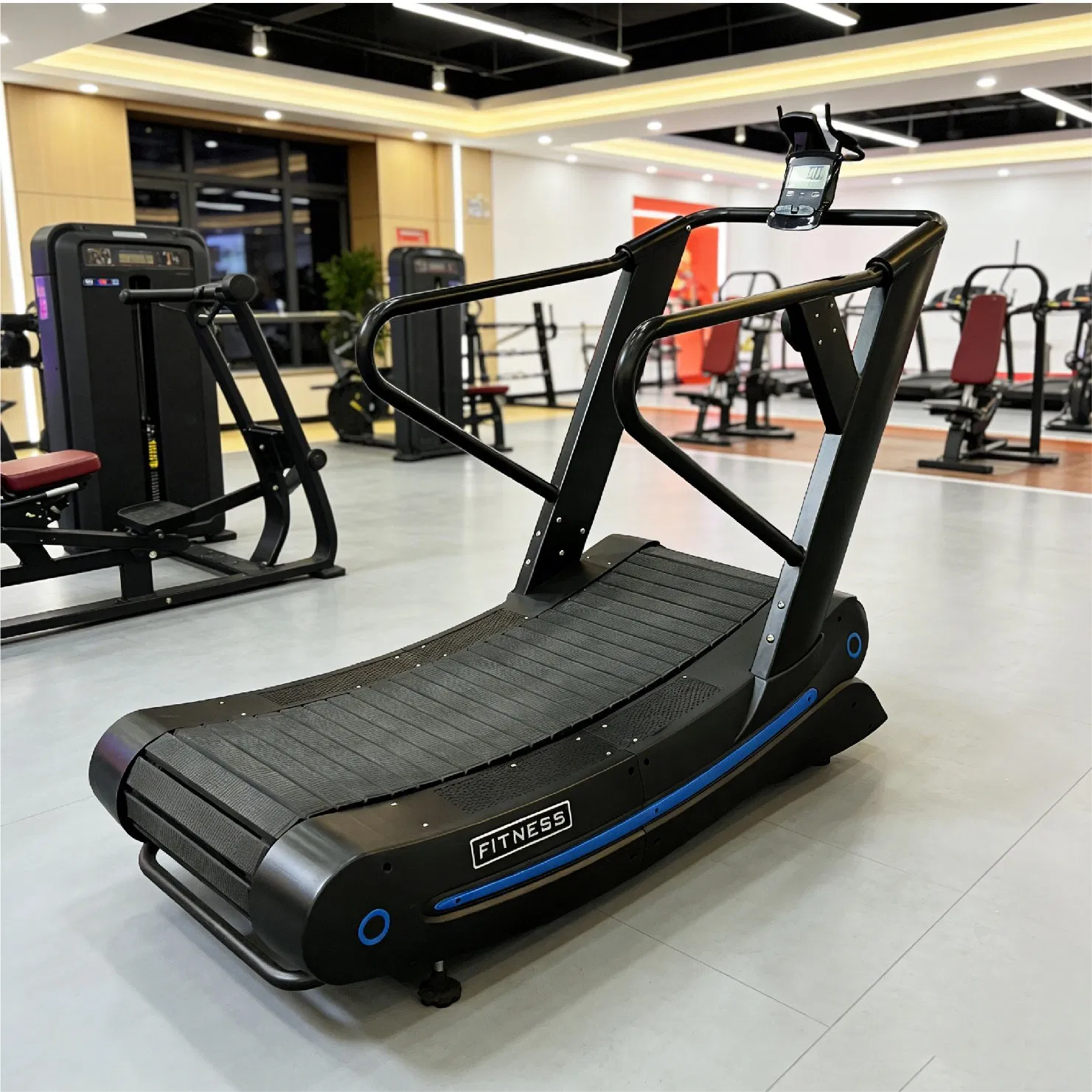 Ergonomic Design Manual Treadmill Natural Gait Motion Low Impact Joint Protection Home Gym Fitness Machine