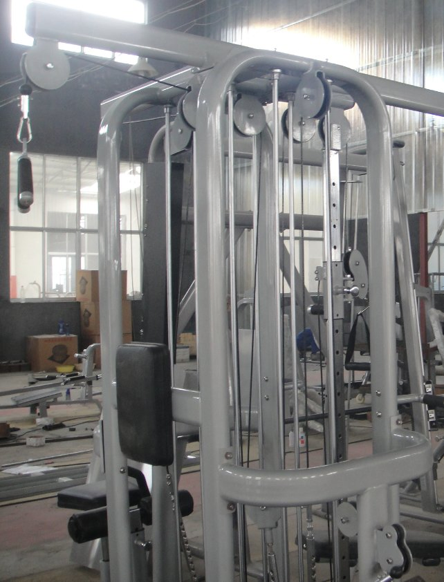 Commercial Gym Dual Pulley Multi-Functional Tariner / Cable Functional Trainer