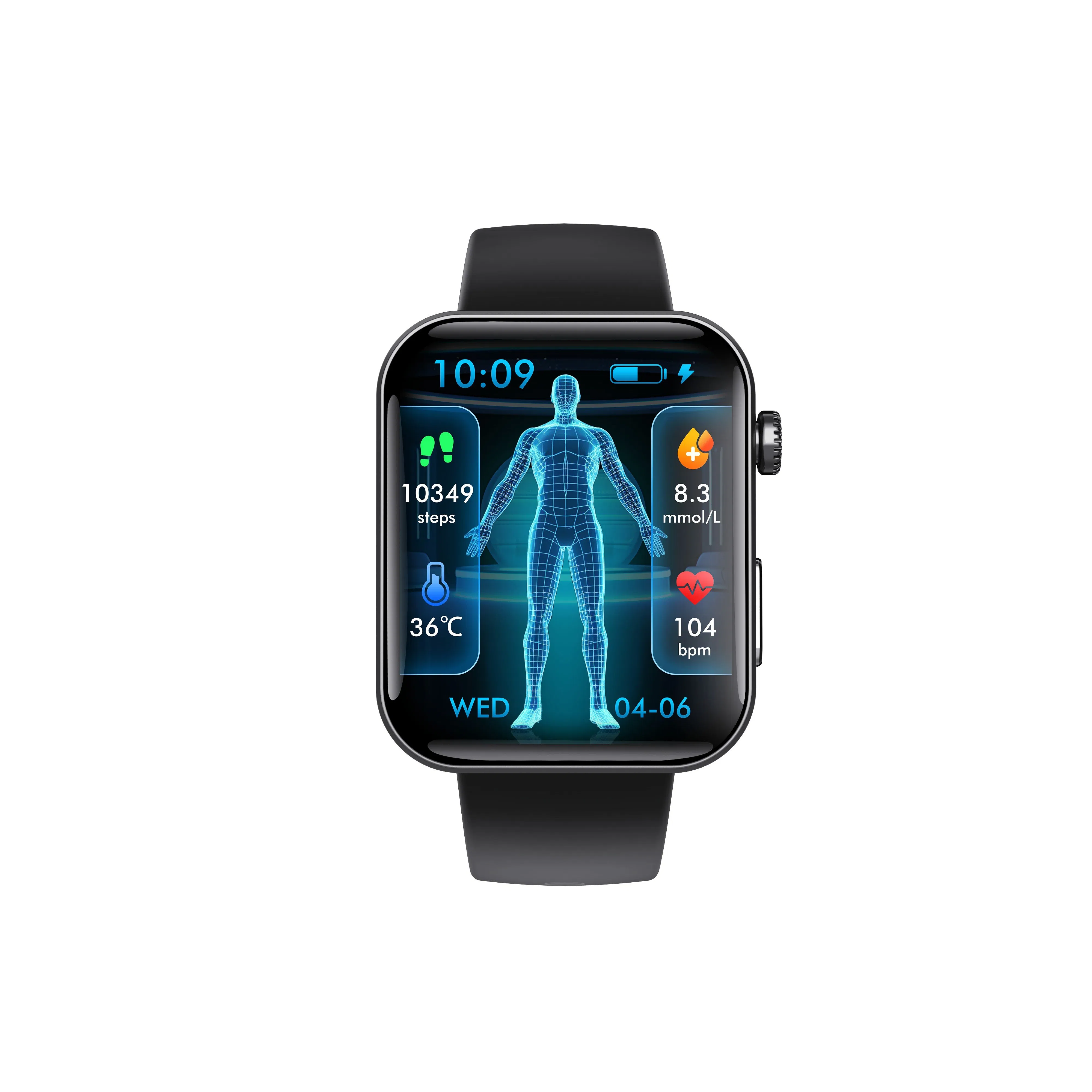 Abnormal Heart Rate Alarm Real-Time and Accurate Heart Rate Tracking Smartwatch