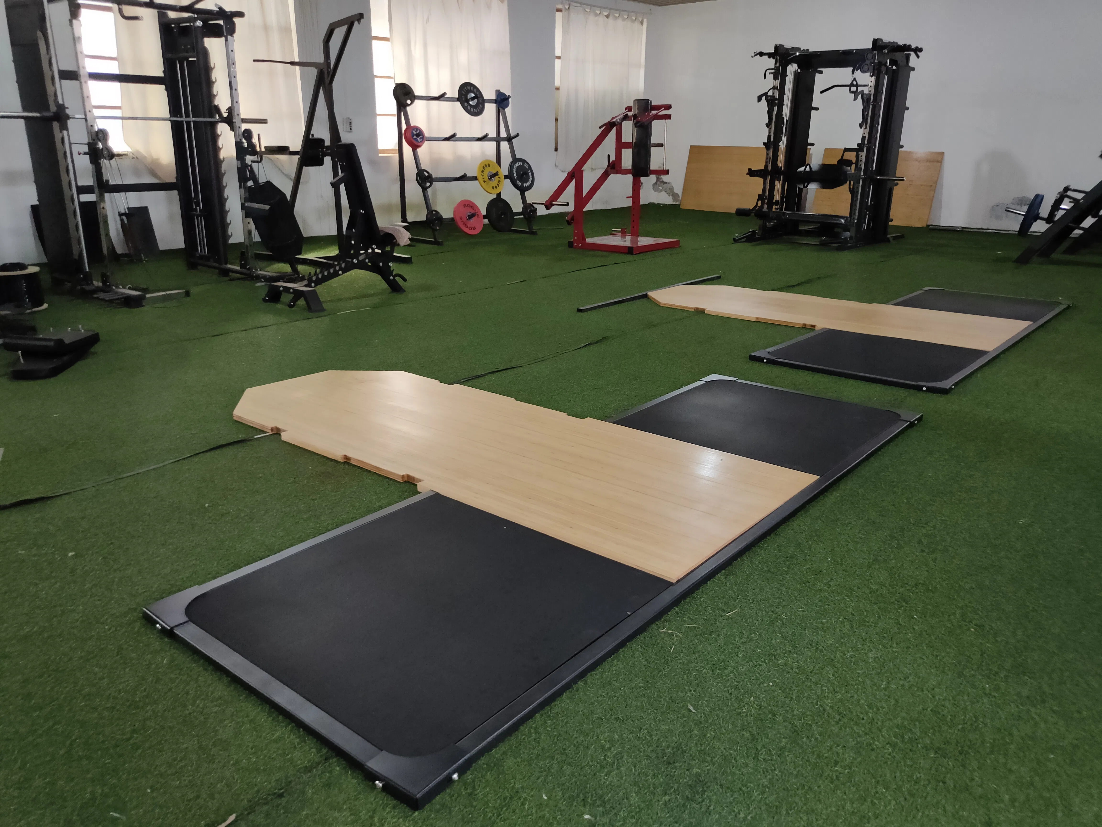 Premium Wooden Fitness Platform for Home Gym Workouts