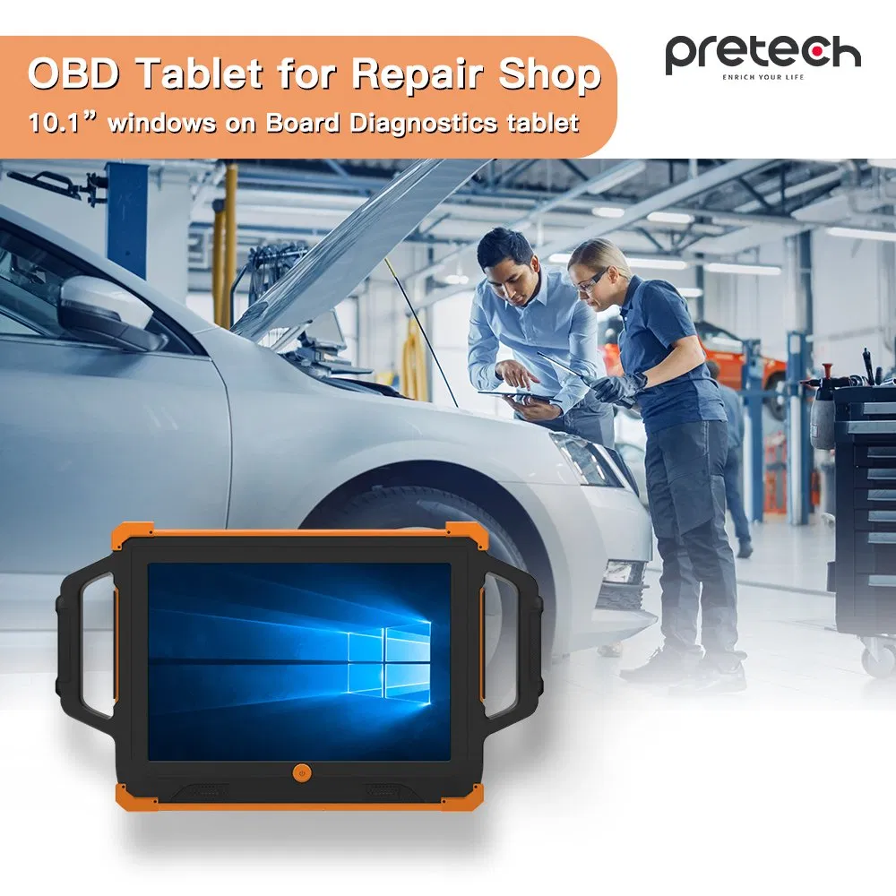 10.1 Open Frame Car Diagnostic Tablet PC OBD Embedded Tablet N4120 Windows Tablet