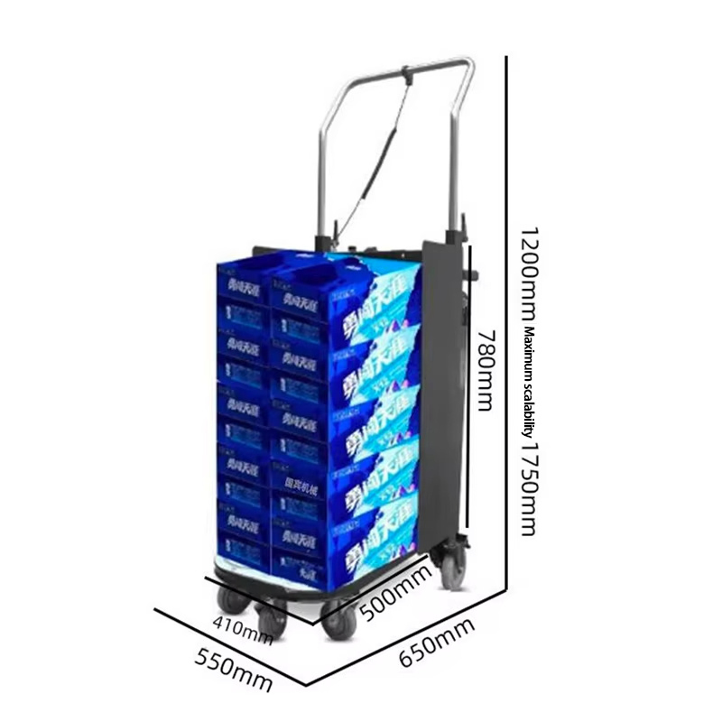 Mobile Wheel Trolley Powered Stair Climber Electric Stair Climbing Hand Truck Cart for Groceries