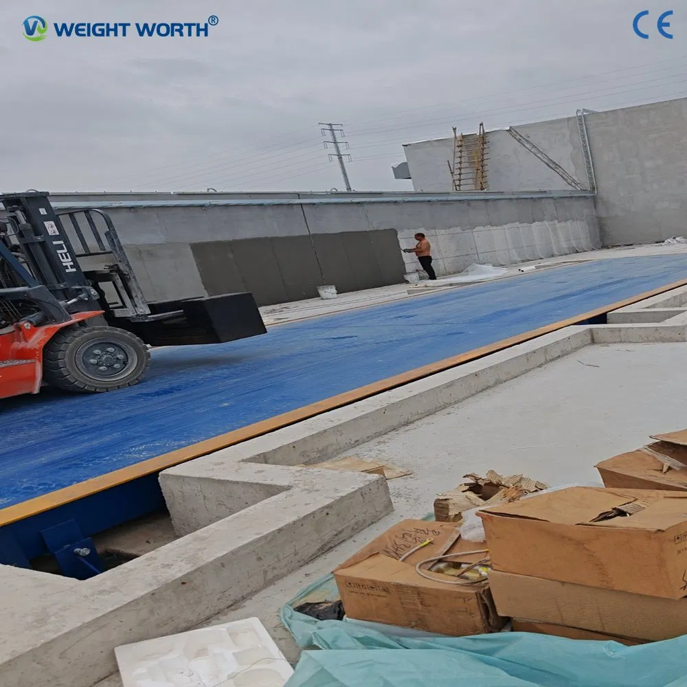Automated Data Recording Weatherproof Display Digital Weighbridge System