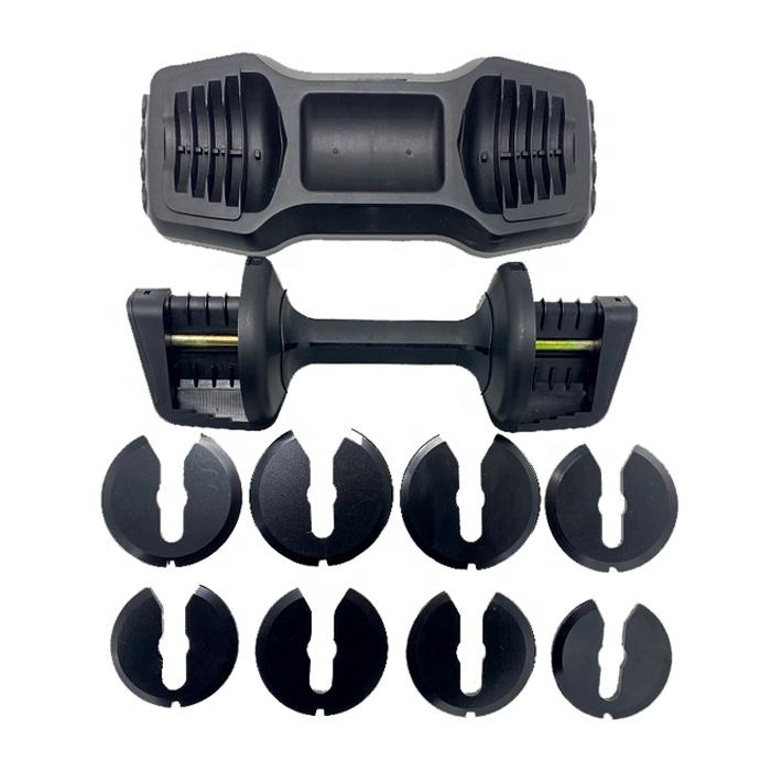 Durable Steeladiustable Gym Dumbbell Set 25lb Professionaldisassembled for Strength Training
