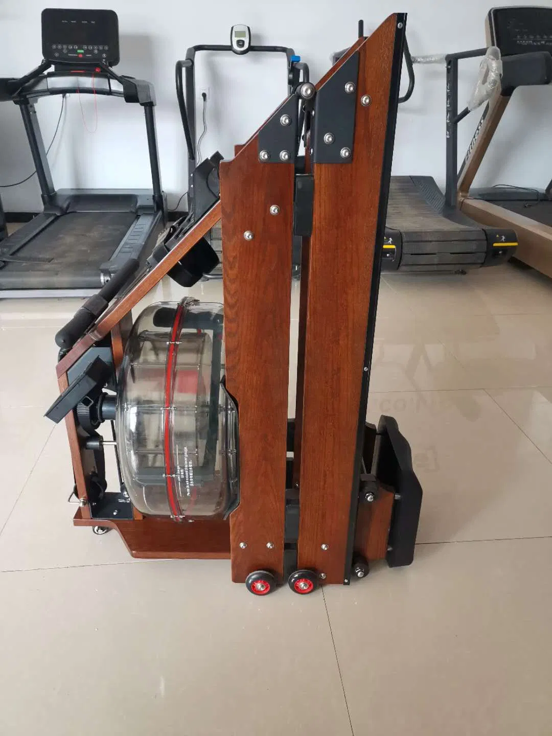 Fitness Commercial and Home Use Foldable Wooden Rower