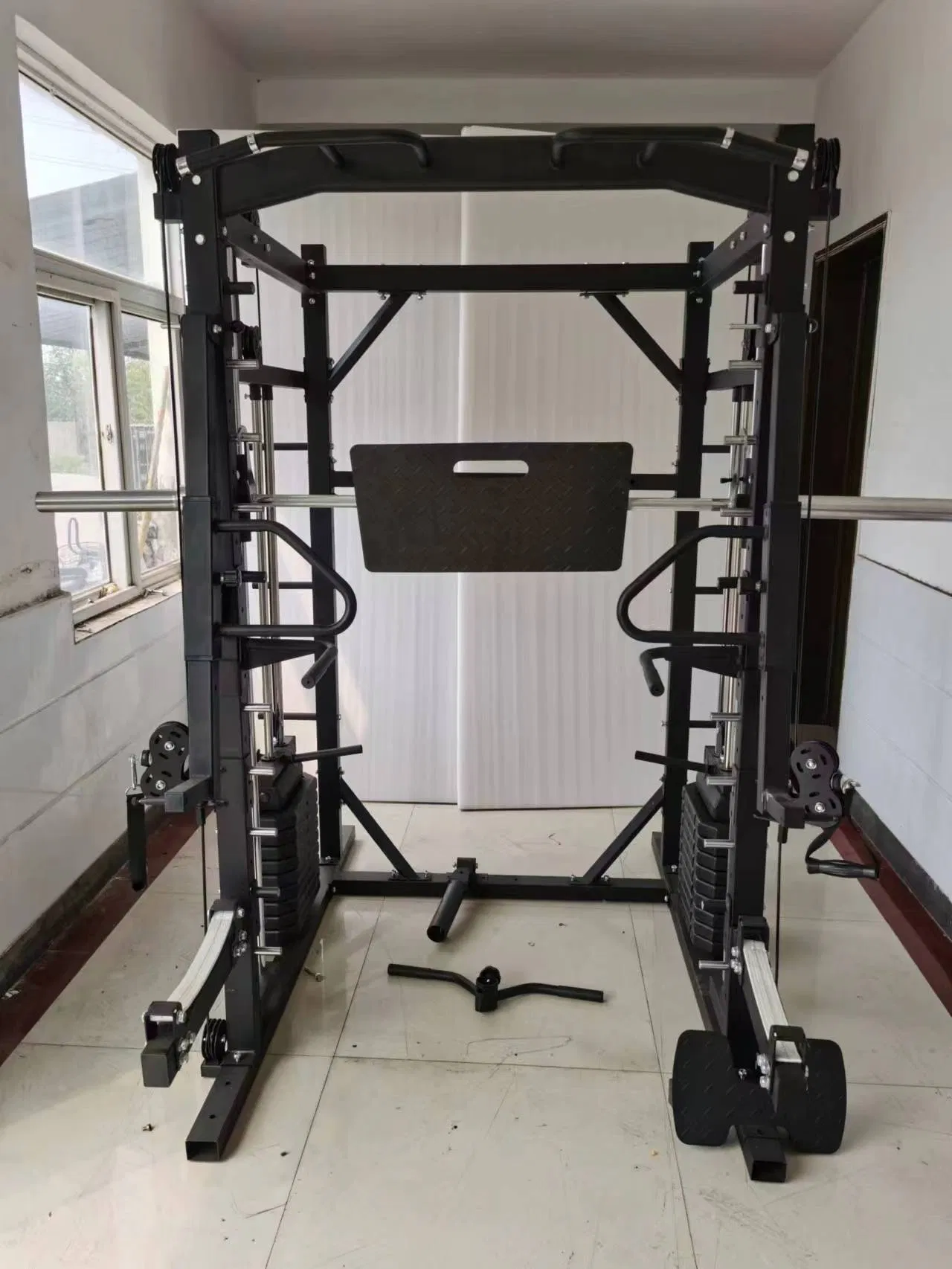 Hot Sell Multi Functional Trainer Smith Machine Station Home Power Rack